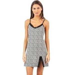 BETSY Loungewear & Sleepwear Black Animal Print Dress       Size: M